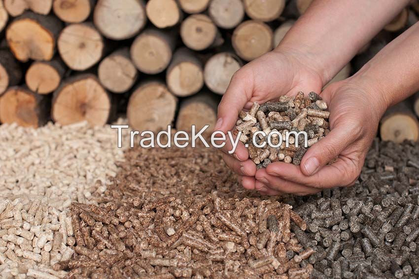 Pure Pine Wood Pellet For Fuel With SGS Certification