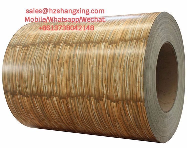 Wood Pattern Color Coated Steel Coil PPGI