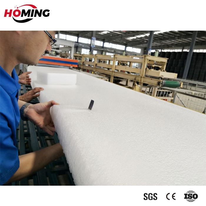 PE foam sheet extrusion line for mattress making