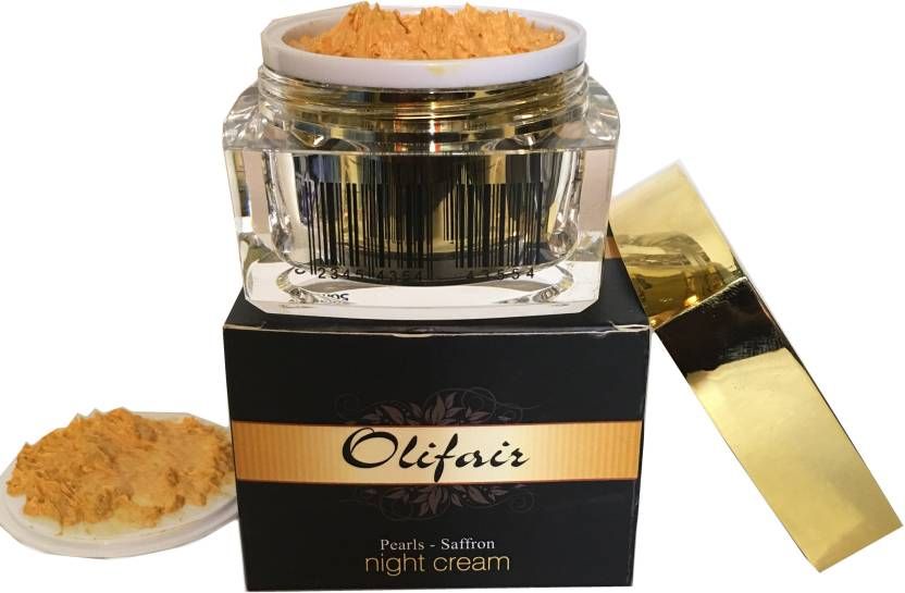 Original Olifair Saffron Advanced Night Fairness Cream With Radiant Effect