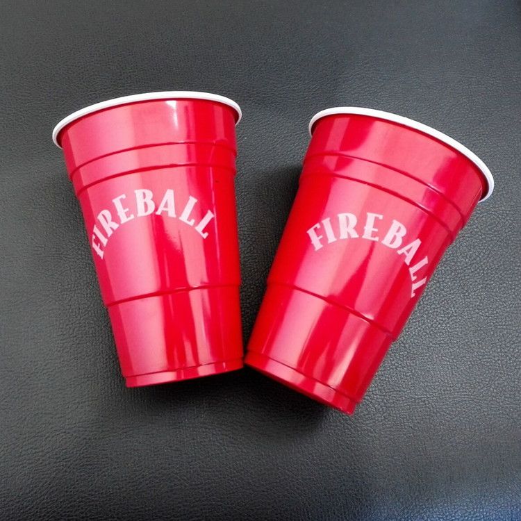 14oz disposable PS red  solo plastic cups for party
