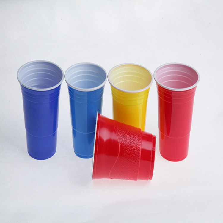 16oz disposable PS red  solo plastic cups for party