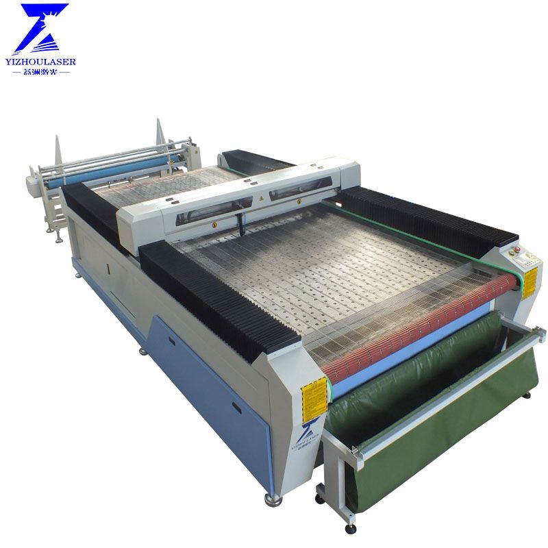 Auto feeding laser cutting machine for fabric and leather