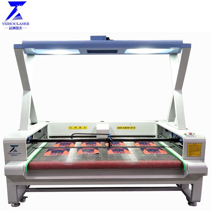 vision laser cutting machine for printed fabric