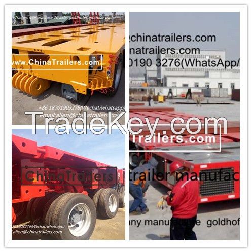 goldhofer multi axle trailers