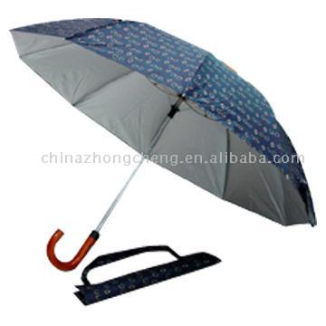 two folding umbrella