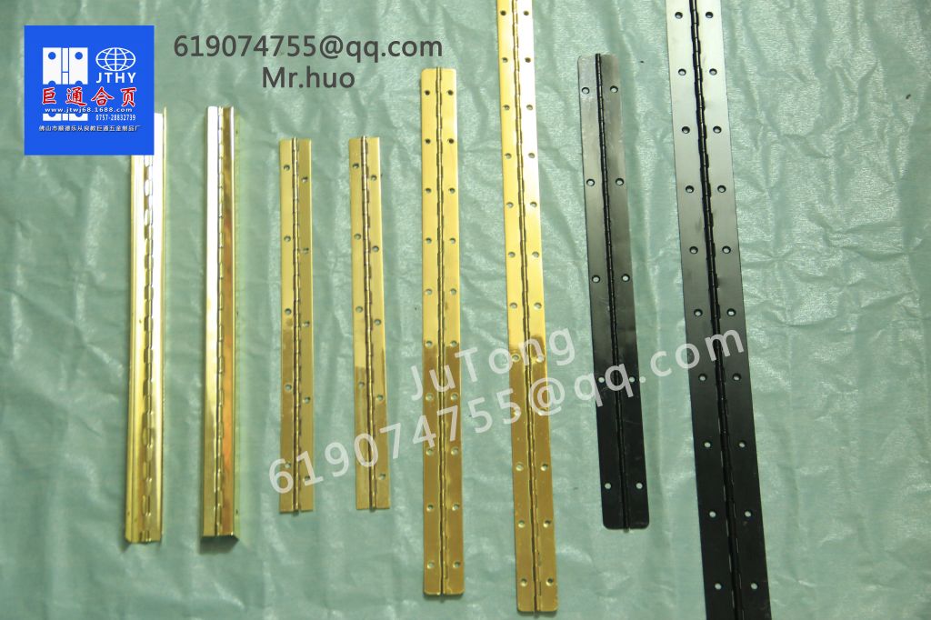 brass piano hinges, Golden continuous hinges