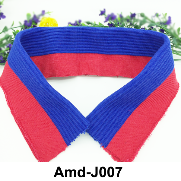 Flat trimmings jacquard rib knit trims for collar and cuffs By Jiangyin  Amanda Textile Co., Ltd