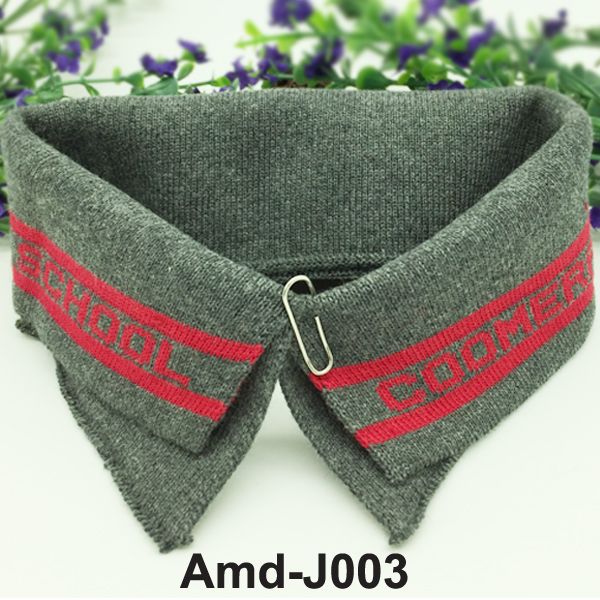 Jacquard Rib Knit Trims Flat Collar And Cuffs For Making Garments