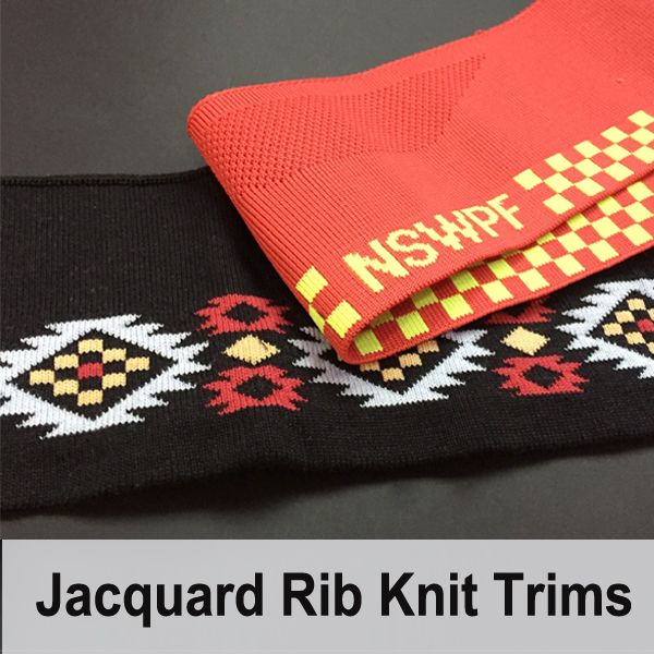 Fancy Jacquard Rib Collar