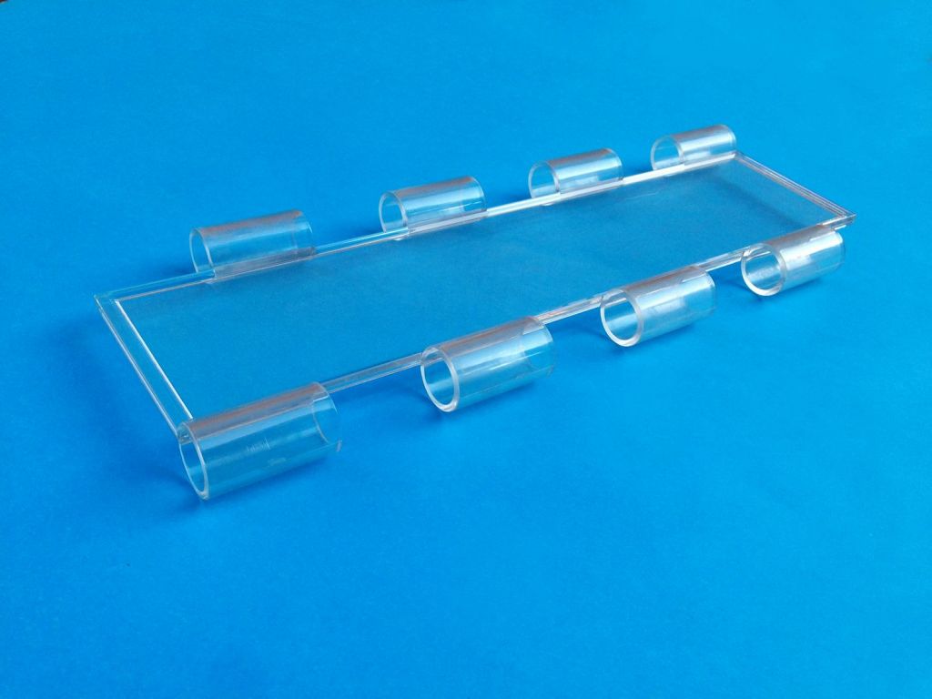 100% transparent polycarbonate rolling shutter door