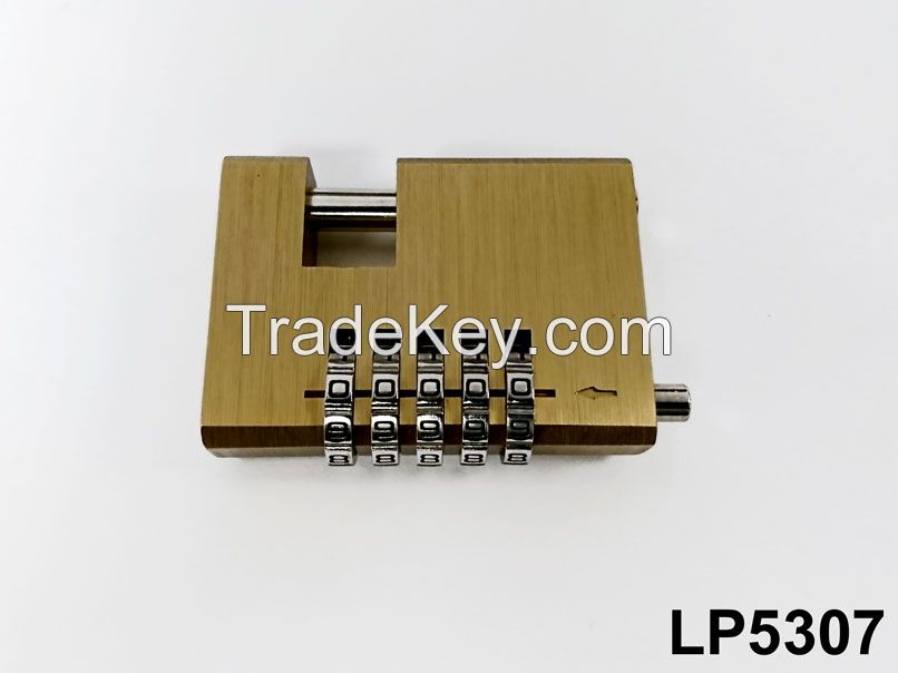Brass Combination Shutter Padlock (LP5307)