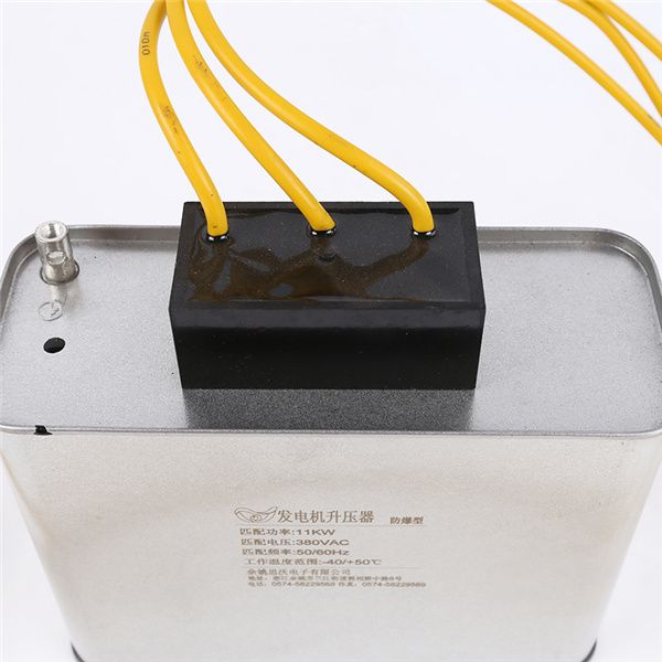 Explosion-proof compensation capacitor