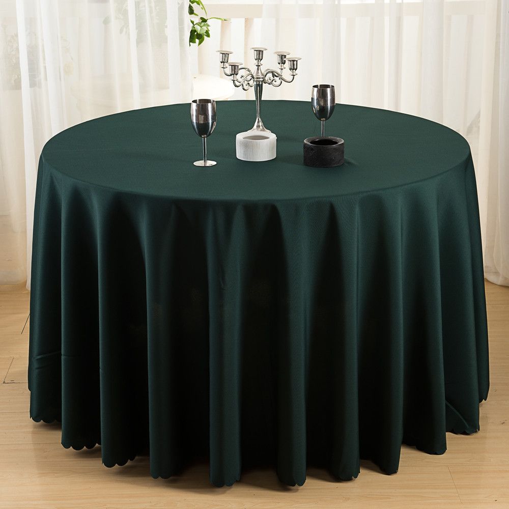 Table Cloth-Wedding banquet home pure color table skirt table cloth table cover