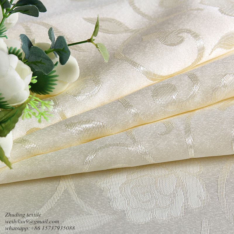 Table Cloth-Luxurious wedding banquet event hotel jacquard table cloth table cover
