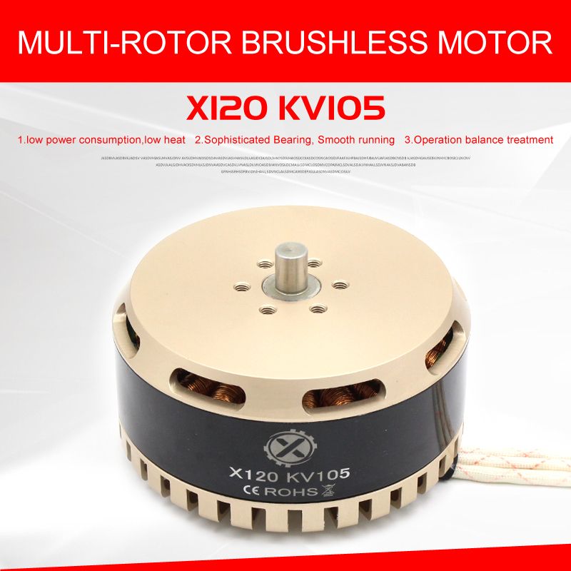 Max Thurst X120 Kv85/105 Brushless Motor For Agriculture Protection