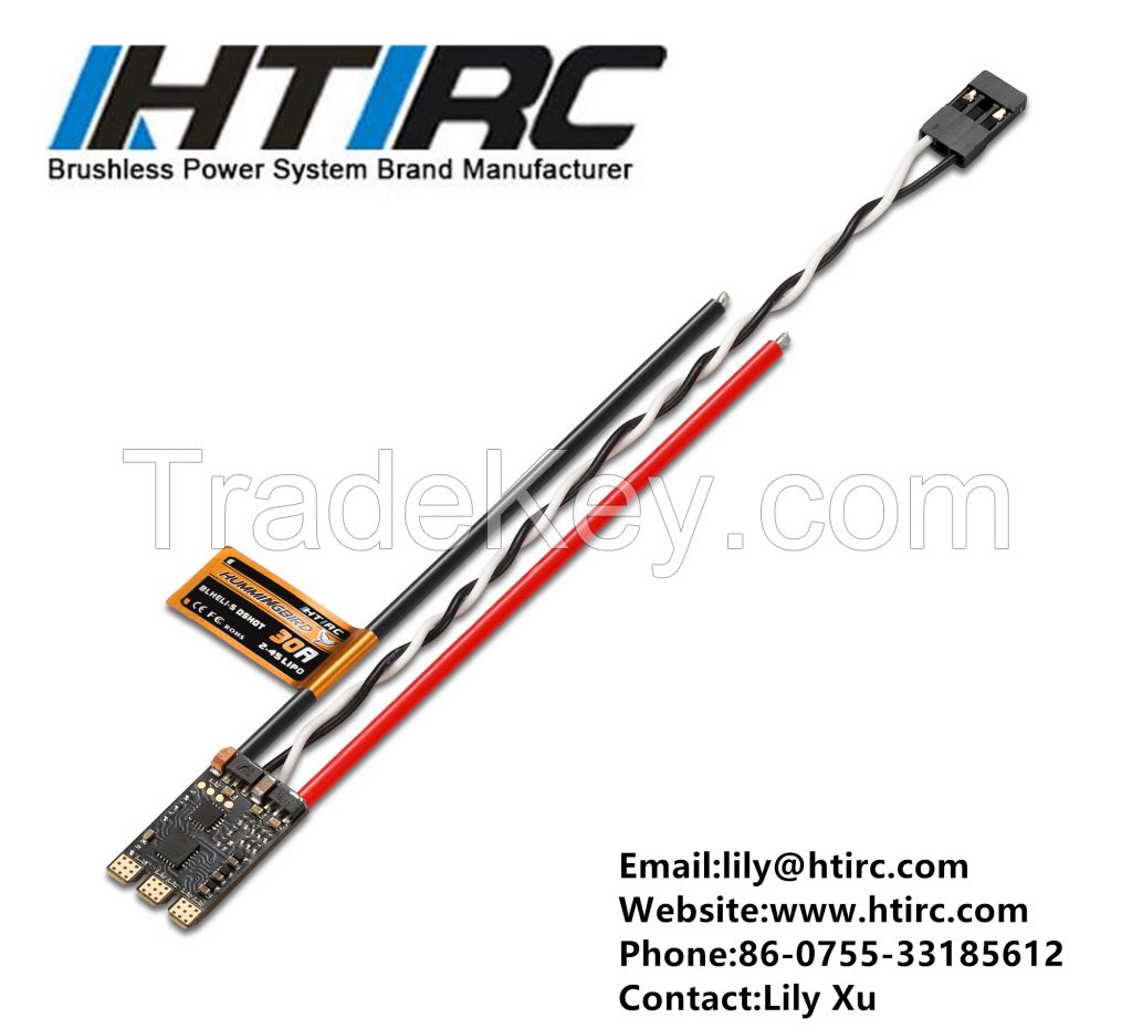 HTIRC Hummingbird 30A FPV 2-4S ESC BLHeli_S Dshot Oneshot125 Oneshot42 Multishot For FPV Racing