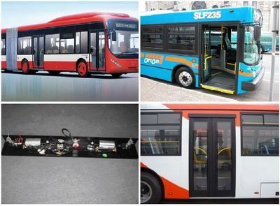TEPKOS Pneumatic swing in bus door merchanism for YUTONG city bus