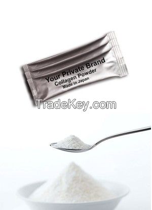 Collagen Powder (Plain / Flavor with Vitamins). Made in Japan