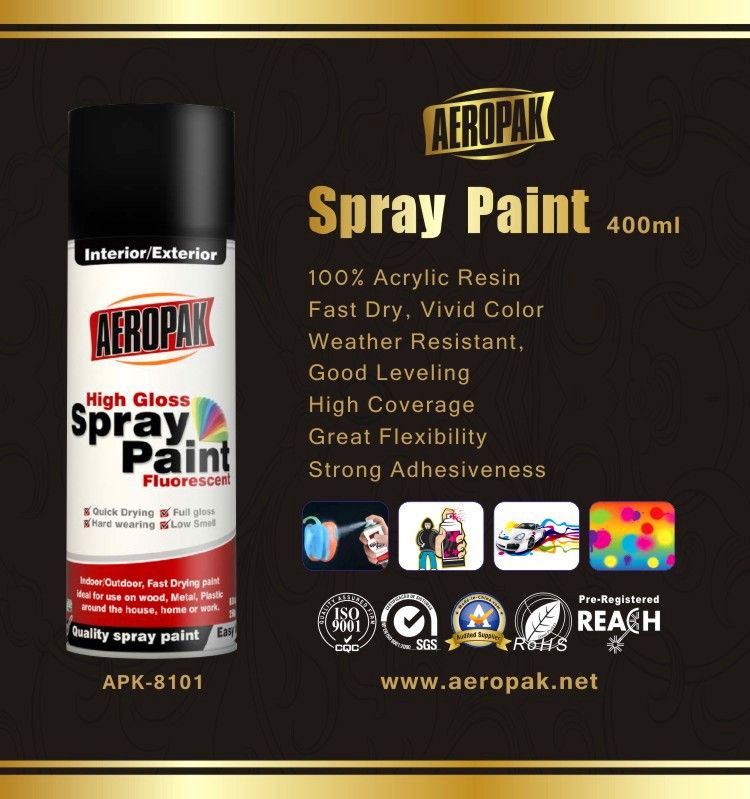 AEROPAK High Quality Spray Paint MSDS Aerosol Paint