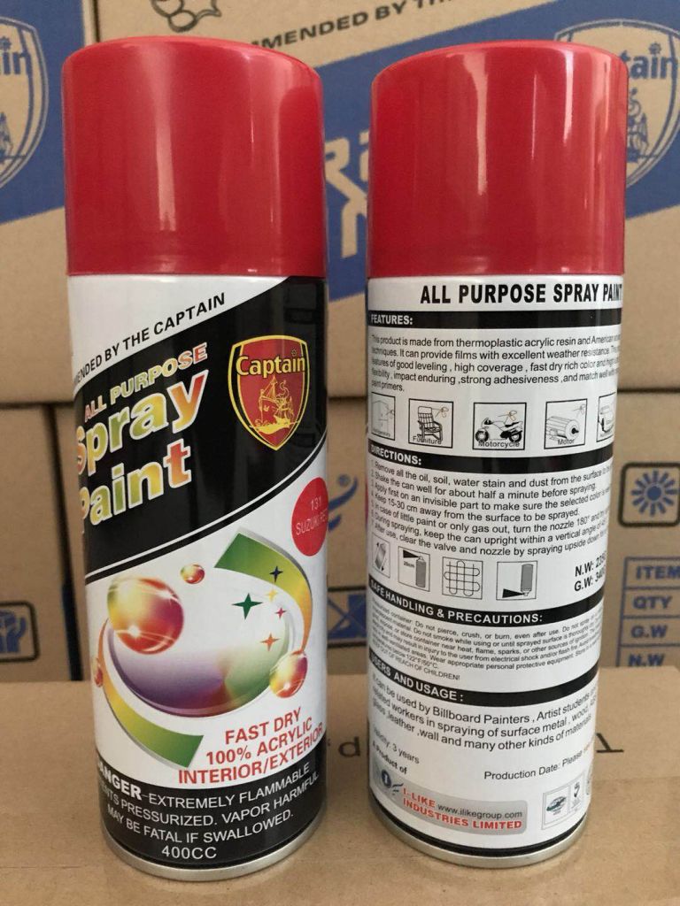 Aeropak 100ml Removable Good Quality Chalk Spray Paint - China