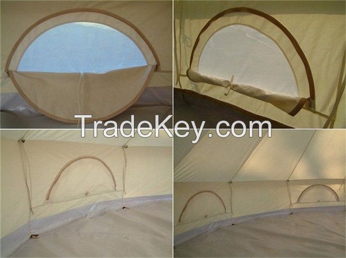 Large 6M Outdoor Camping Cotton Herringbone Tents