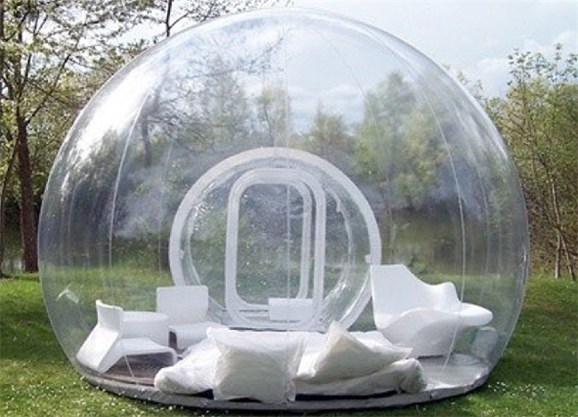 Portable Transparent White Inflatable Bubble tent