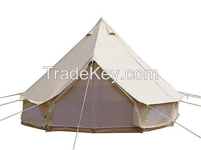 3-6M Waterproof Luxury Camping Cotton Herringbone Tents