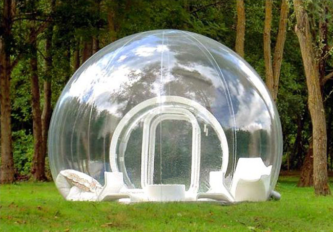 Portable Transparent White Inflatable Bubble tent