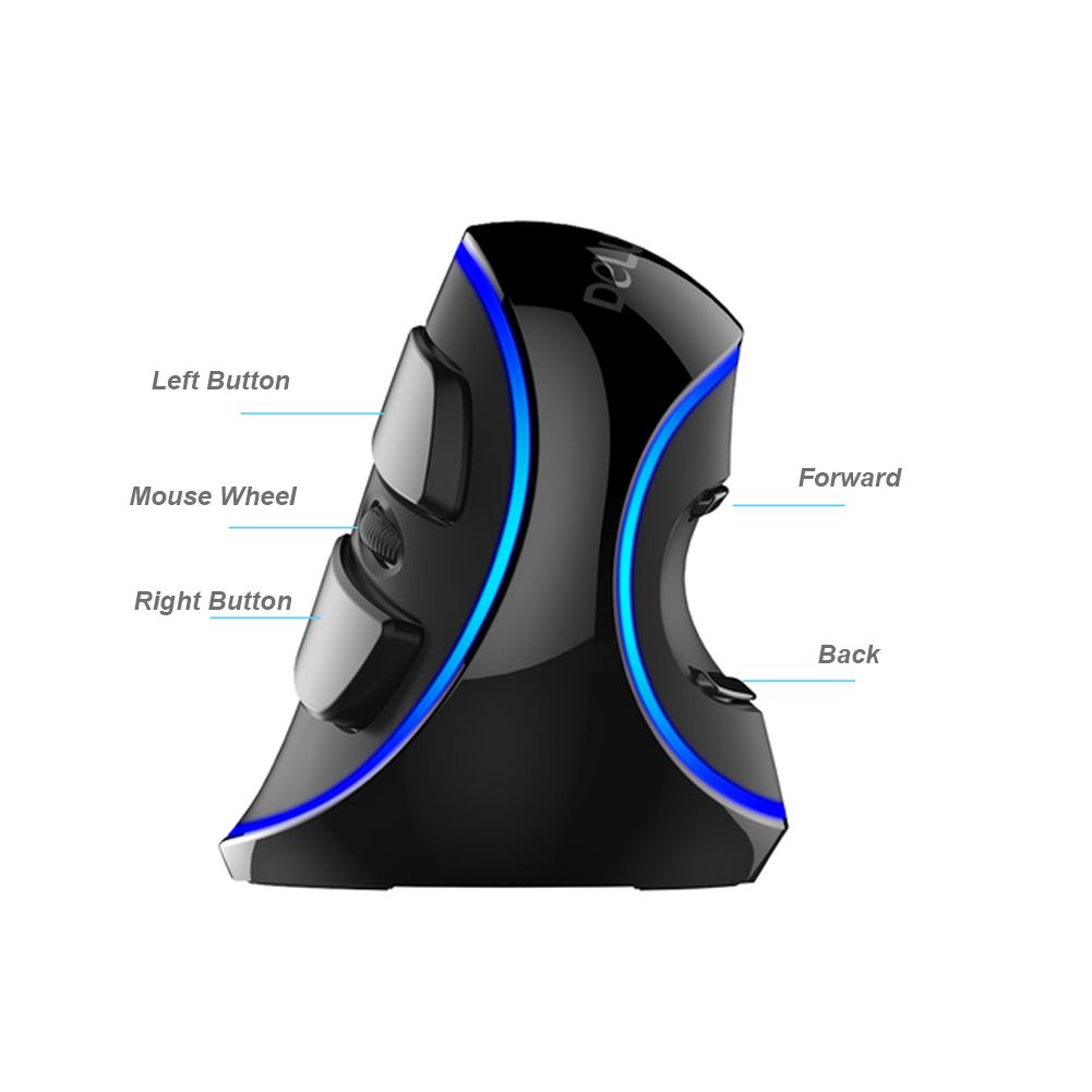 Vertical Mouse USB Wired Wireless Ergonomic Mouse Vertical RGB