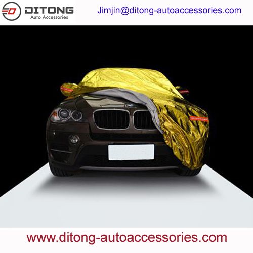 Universal Size Gold Color Aluminum Film SUV Car Covers