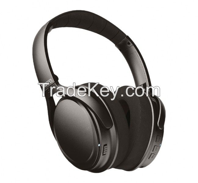 Tsound Active Noise Cancelling Headphones, Wireless Headphones,