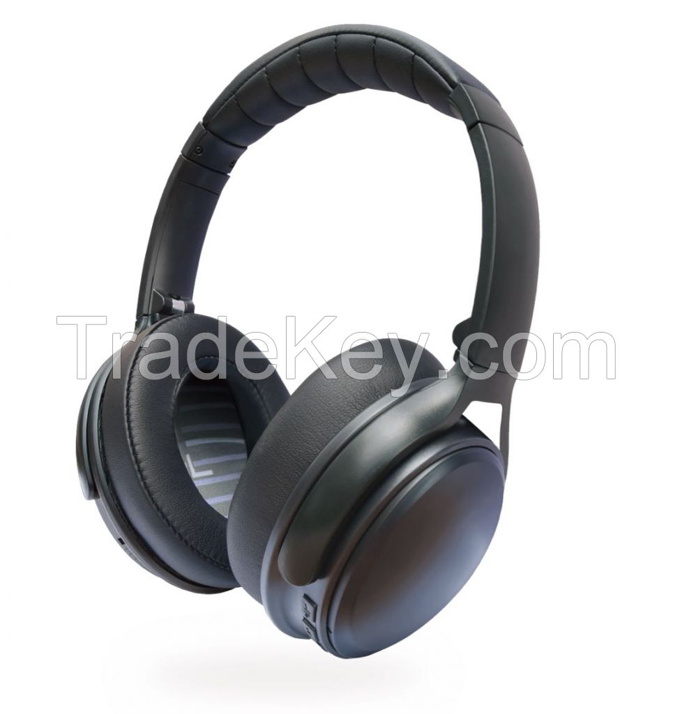 Tsound Active Noise Cancelling Headphones, Wireless Headphones,