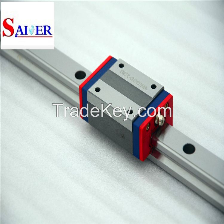 15mm / 20mm / 25mm / 30mm / 35mm / 45mm Guide Width linear rail with hiwin block carriage linear motion