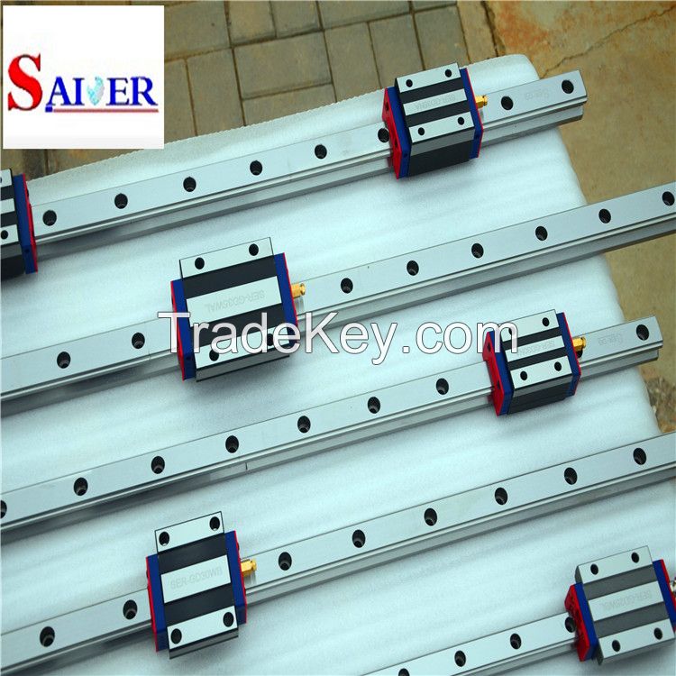 15mm / 20mm / 25mm / 30mm / 35mm / 45mm Guide Width linear rail with hiwin block carriage linear motion