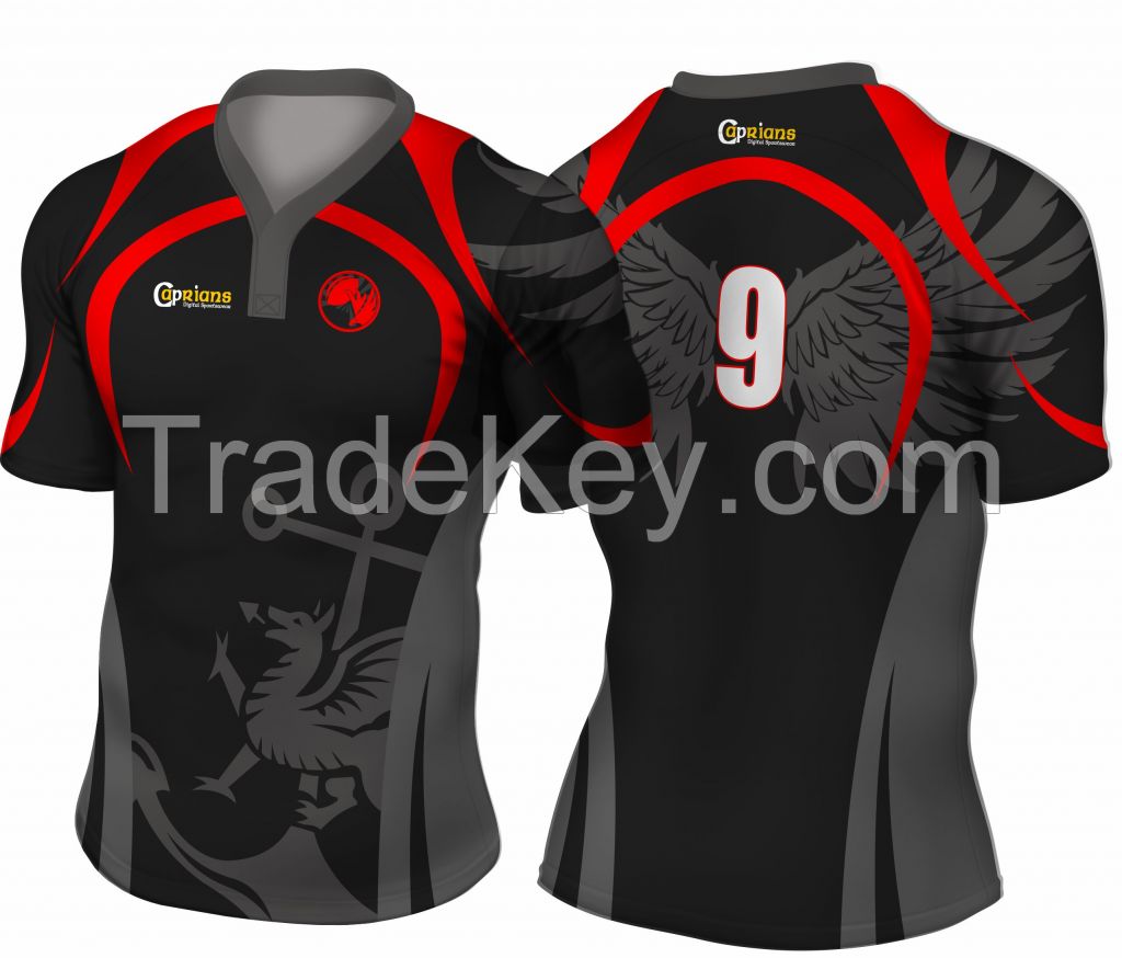 Sublimated Rugby Team Shirts & Uniform