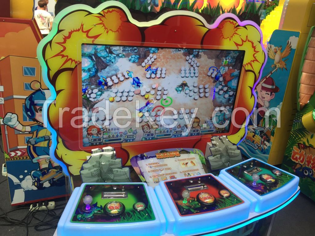 Indoor Coin Operated Shooting game Machine Redemption Game Machine, Video Tickets Game Dino Maniac
