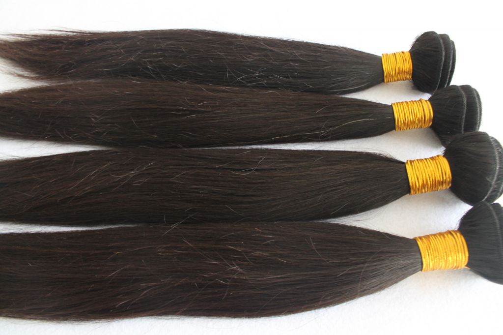 Top quality indian hair machine weft