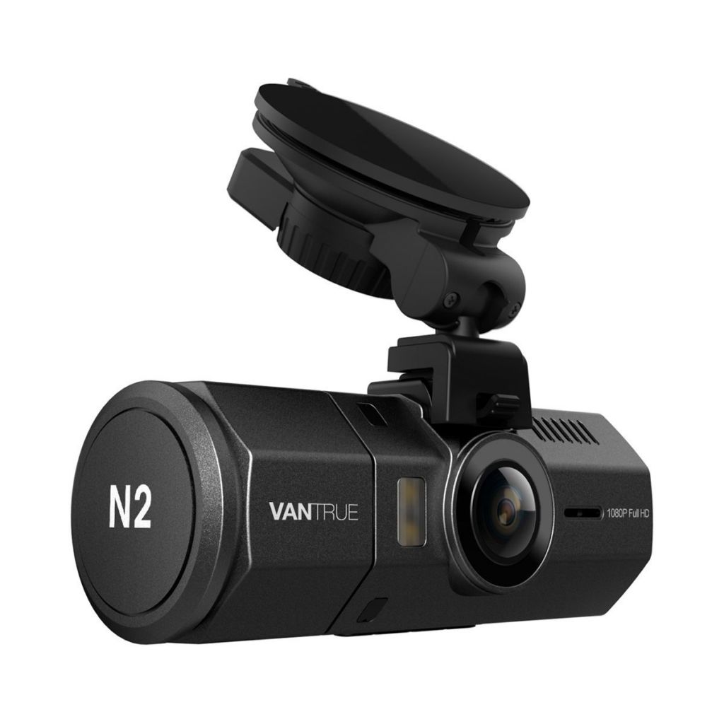 Vantrue N2 Dual Dash Cam-1080P Front and Rear Dual Lens Dash Camera 1.5" Near 360 deg Wide Angle Car Dashboard Camera Video Recorder w/ Parking Mode, Motion Detection, Front Camera Night Vision Effects