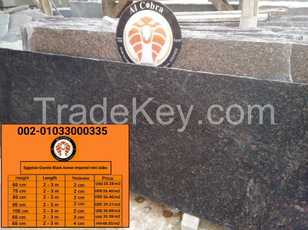 Egyptian granite Black aswan Imperials