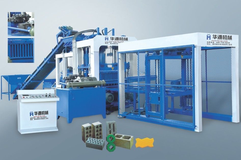 QT10-15 Full-automatic concrete block making machine