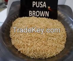 Pusa Basmati Raw Rice ( White, Brown & Steamed )