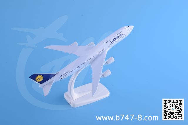 20cm B747-8 Lufthansa Metal Plane Model D-Abyk Aircraft Boeing Promotion Gift Zink Alloy Collector Static Advertisement Customized Best Sale Commercial