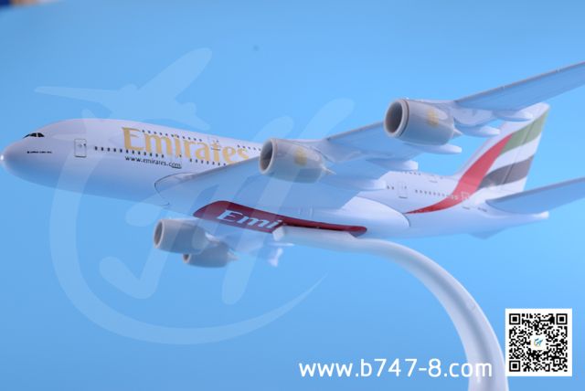 20cm A380 Emirates Metal Plane Model A6-ED8 Airbus Zink Alloy Business Static Gift Souvenier Aircraft Handicraft Promotion Advertisement Airline Toy Display