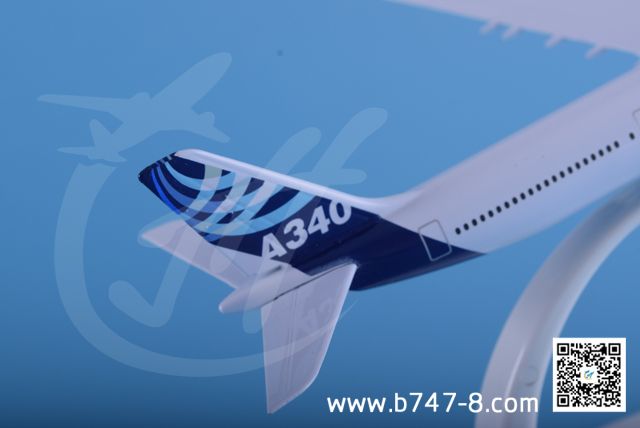20cm A340 Airbus Metal Plane Model Prototype Zink Alloy Static Promotion Advertisement Commercial Gift Decoration Collectable Aircraft Airline Customized