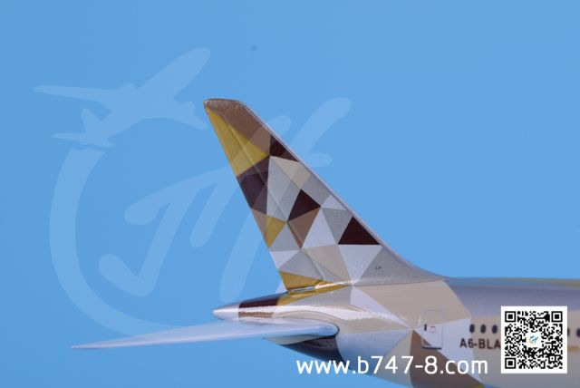 20cm B787 Etihad Metal Plane Model Boeing A6-BLA Zink Alloy Static Promotion Advertisement Airline Business Gift Toy Customized Handicraft Souvenier