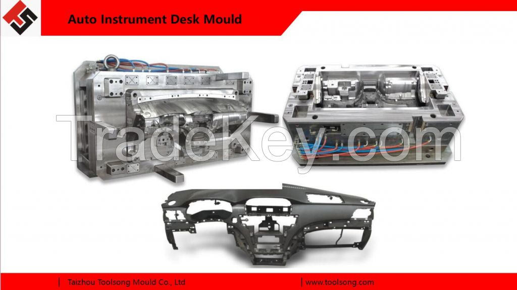 Auto instrument desk mold for car interior