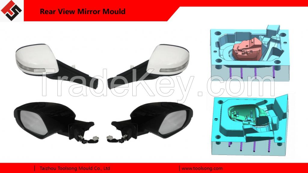 auto side mirror mold with hydraulic cylinder system