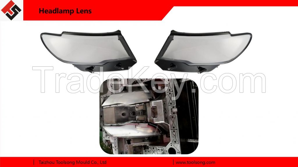 automotive headlamp lens mould with injection process