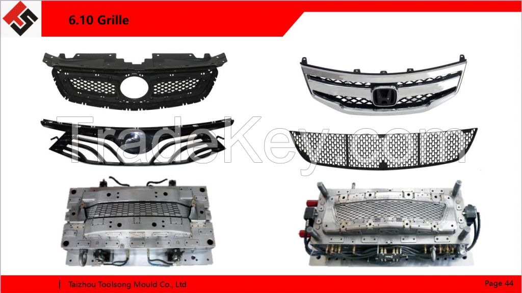 automotive front bumper injection mould for truck Scania